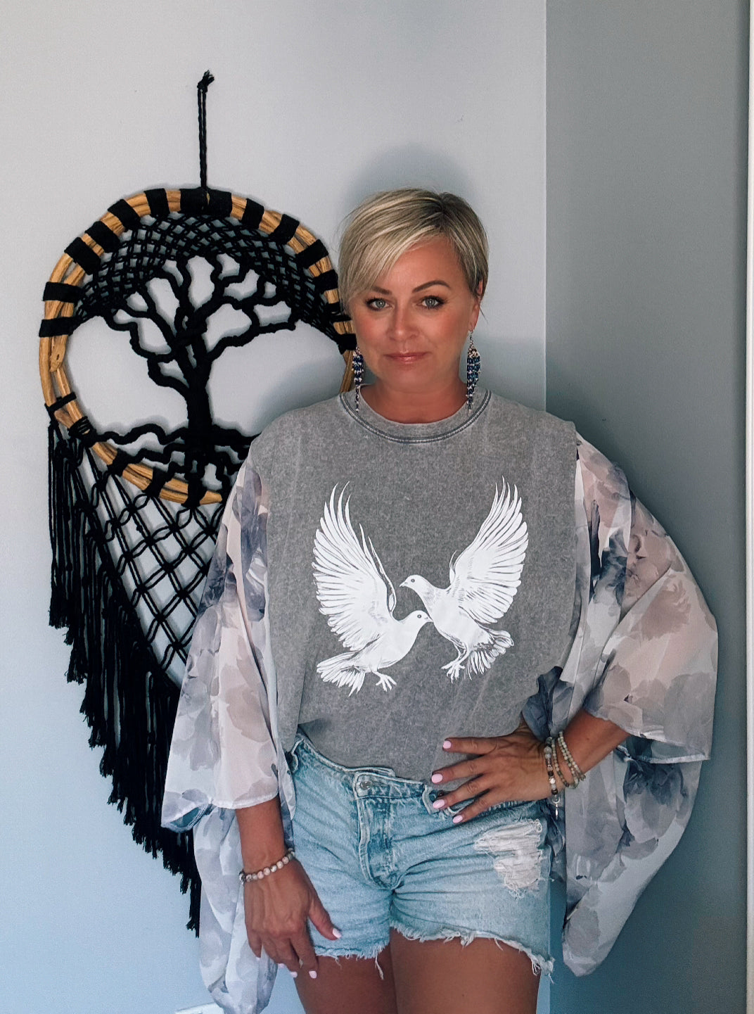 Grey Doves - SOLD